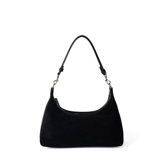 Bolso de hombro sencillo de ante, bolso retro versátil para otoño e invierno, bolso hobo pequeño para mujer 
