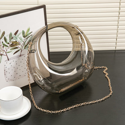 Elegante bolso de noche – Bolso de cena dorado y plateado, elegante neceser de maquillaje acrílico, bolso perfecto para graduación, bolso de fiesta y bolso de mano para bodas 