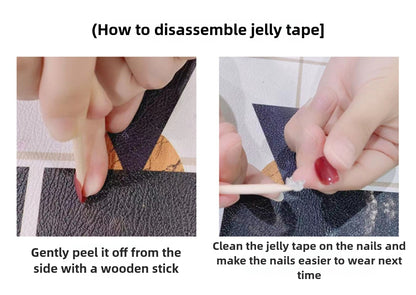 1022- Handmade press on nails fake nails removable