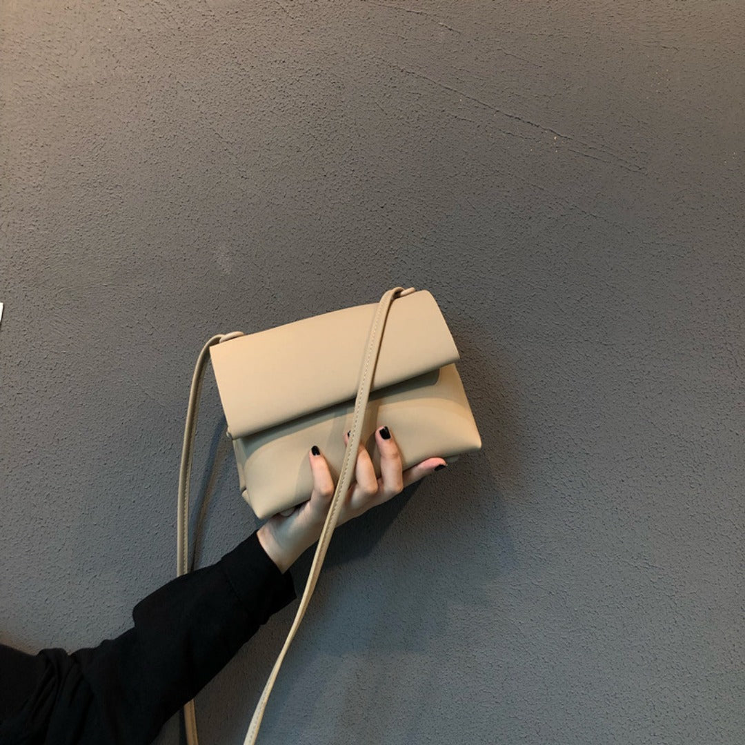 Bolso cuadrado pequeño con textura chic - Bolso cruzado versátil y elegante para mujer, ideal para el día a día 