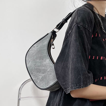 Bolso de hombro pequeño, bolso de hombro retro para mujer, bolso bandolera de verano