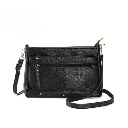 Stylish and simple shoulder Crossbody bag, women's small versatile zipper crossbody purse, stylish small square bag