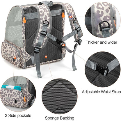 Stylish Pet Bag - Premium Pet Backpack Portable with Breathable Mesh for Hiking, Perfect Cat Backpack for Everyday Adventures