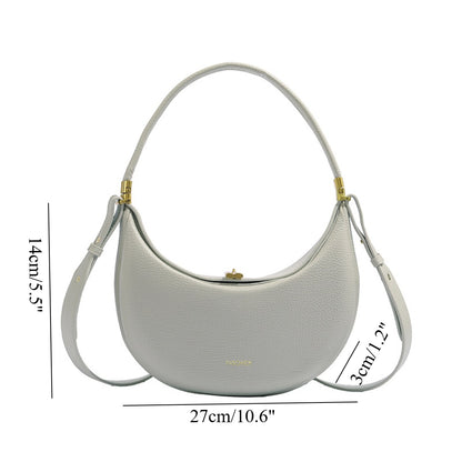 Small shoulder bag for women, PU small hobo bag, casual versatile shoulder underarm bag with crossbody strap