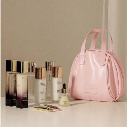 Neceser de maquillaje, bolsa de cosméticos impermeable, bolsa para guardar productos de cuidado de la piel, neceser de viaje portátil de gran capacidad, organizador de neceseres de maquillaje. 