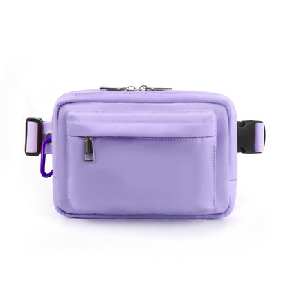 Riñonera de pecho de nailon – Riñonera deportiva para correr al aire libre y bandolera para hombre y mujer – Ligera, resistente y con estilo 