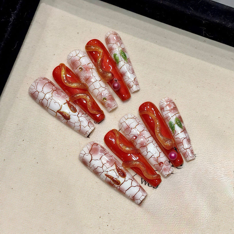 0937- Handmade press on nails fake nails removable