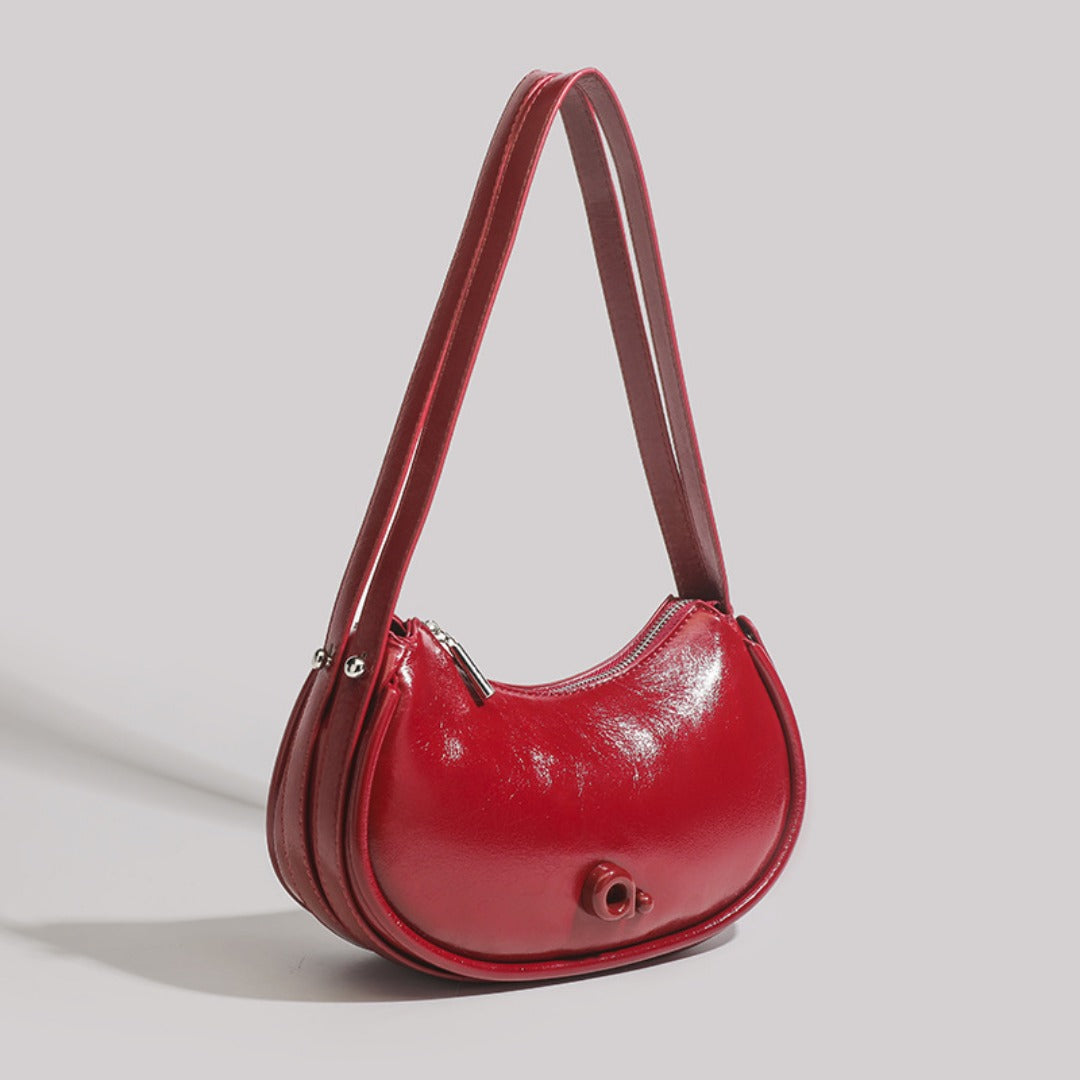 Bolso pequeño de hombro para mujer, estilo hobo elegante de estilo francés, ideal para el verano. 