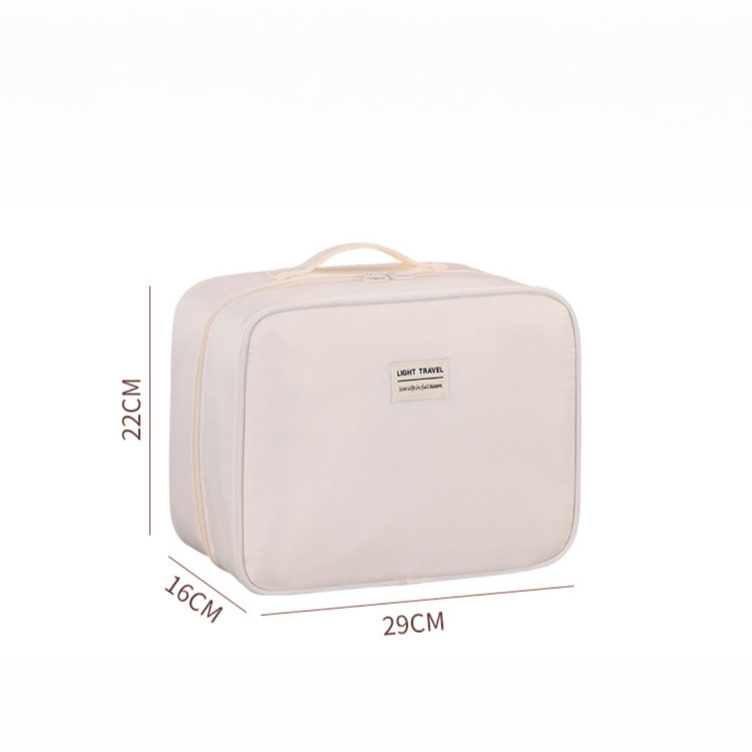 Double-layer partition shoe storage bag, outdoor travel travel supplies shoe bag, sports fitness waterproof shoe storage bag