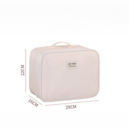 Double-layer partition shoe storage bag, outdoor travel travel supplies shoe bag, sports fitness waterproof shoe storage bag