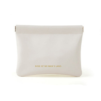 Automatic closing data cable, earphone portable storage bag, lipstick key, cosmetics portable small bag,