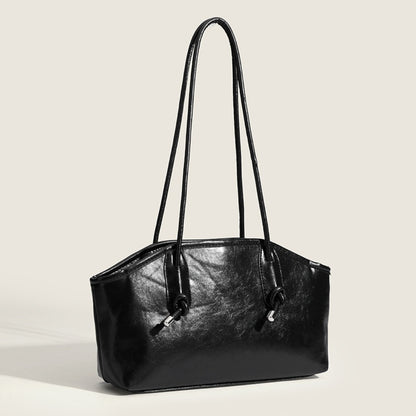 Bolso hobo para mujer, bolso de hombro negro, bolso de moda veraniego para mujer, bolso de hombro informal de diseño con textura premium para el día a día 