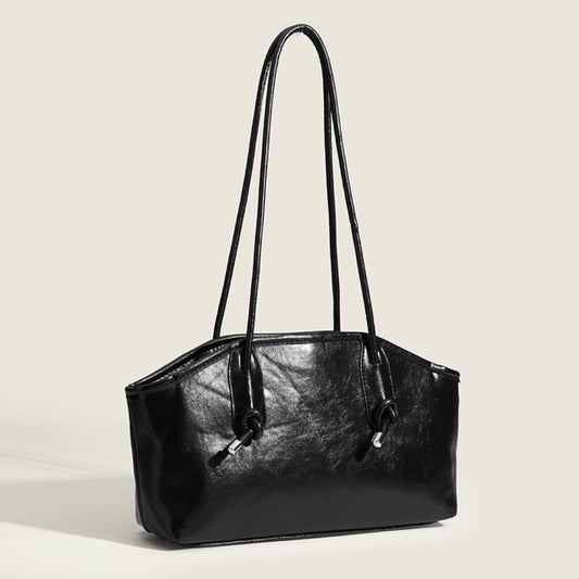 Bolso hobo para mujer, bolso de hombro negro, bolso de moda veraniego para mujer, bolso de hombro informal de diseño con textura premium para el día a día 