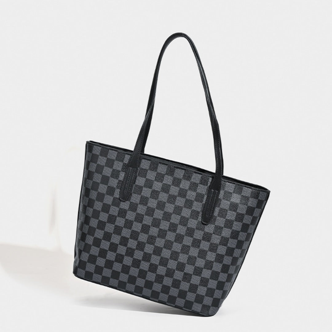 Bolso de compras extragrande de lujo ligero, bolso tote portátil y versátil para mujer, bolso de hombro 