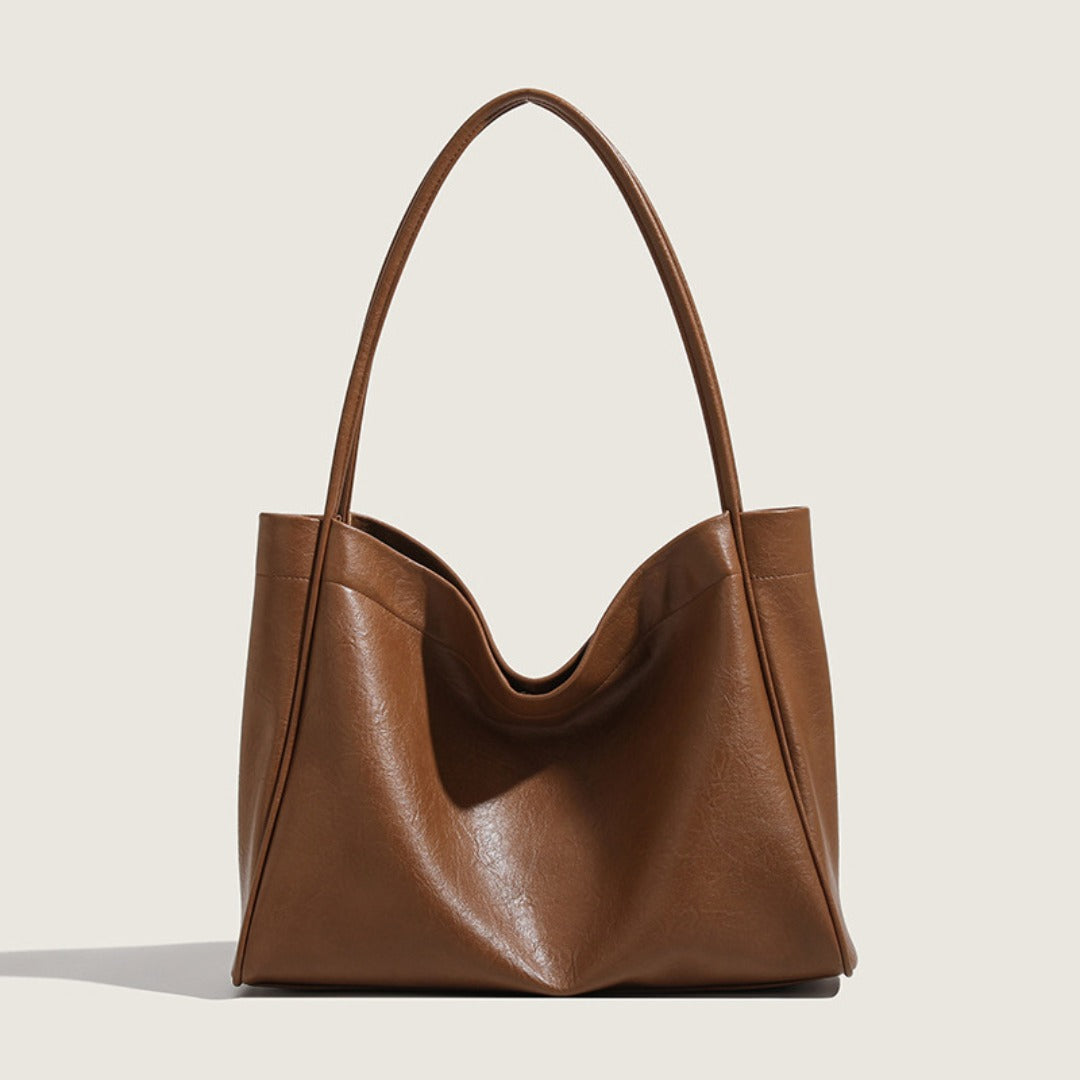 Bolso tote elegante para mujer – Bolso de hombro retro, minimalista y versátil para el día a día, ideal para otoño e invierno 