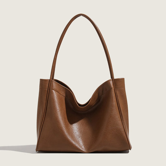 Bolso tote elegante para mujer – Bolso de hombro retro, minimalista y versátil para el día a día, ideal para otoño e invierno 