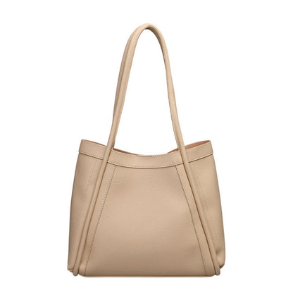 Bolso tote elegante de gran capacidad para mujer - Bolso bandolera tipo cubo retro de PU suave, bolso hobo texturizado 2 en 1 
