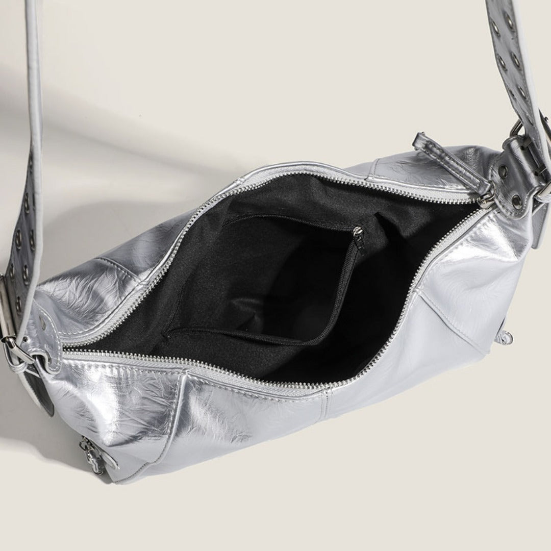 Bolso hobo para mujer, bolso de hombro estilo hobo para chica, bolso retro, bolso de mano para mujer 