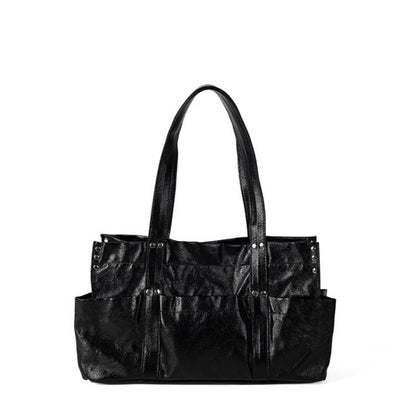 Stylish Metallic Hobo Tote Purse - Summer Design Large Capacity Multi-Compartment Shoulder Bag for Women