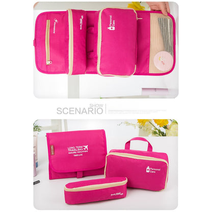 Outdoor Travel Toiletry Bags,Waterproof 3-in-1 Foldable Wash Bag, Makeup Hook Storage Bag, Toiletry Bag organizer,