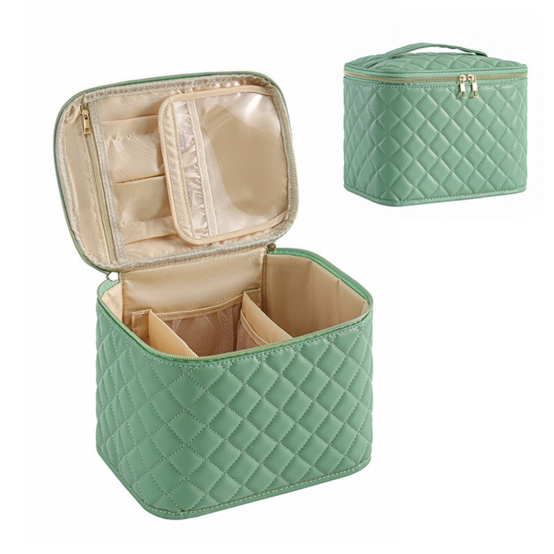 Cosmetic bag large capacity, travel portable cosmetic bag, waterproof multi-functional partition storage bag, large makeup bag,Travel makeup bag,Makeup bag organizers,