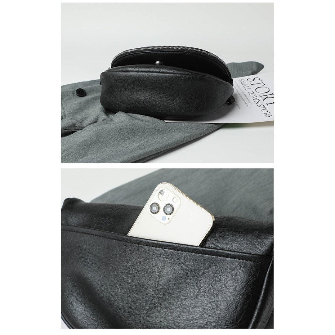 Elegante bolso bandolera pequeño – Bolso tipo silla de montar con múltiples bolsillos, perfecto para el uso diario de la mujer. 