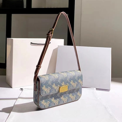 Chic Small Shoulder Square Bag for Females – Stylish Design Armpit Hobo Bag, Perfect for Everyday Use