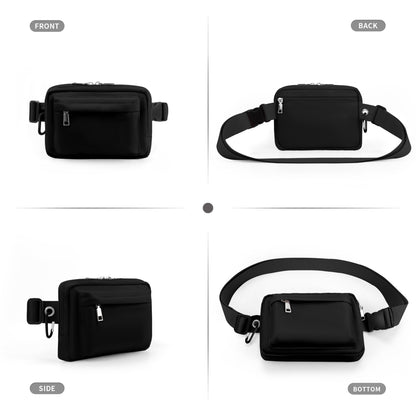 Riñonera de pecho de nailon – Riñonera deportiva para correr al aire libre y bandolera para hombre y mujer – Ligera, resistente y con estilo 