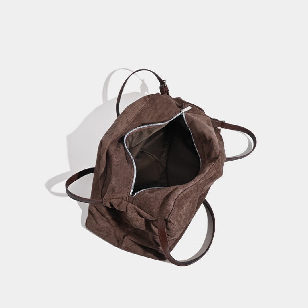Bolso hobo vintage mate, bolso tipo almohada de gran capacidad, bolso bandolera versátil para el día a día 