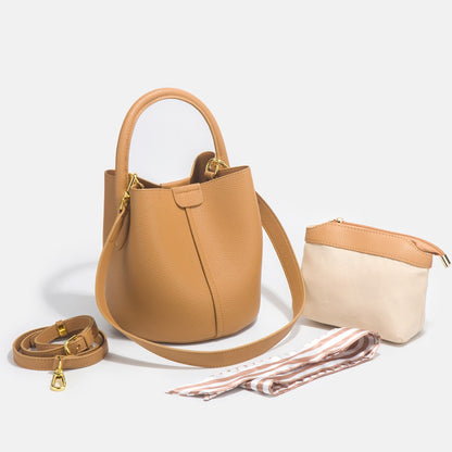 Bolso pequeño tipo cubo elegante para mujer – Diseño de mano y bandolera con gran capacidad para el día a día 
