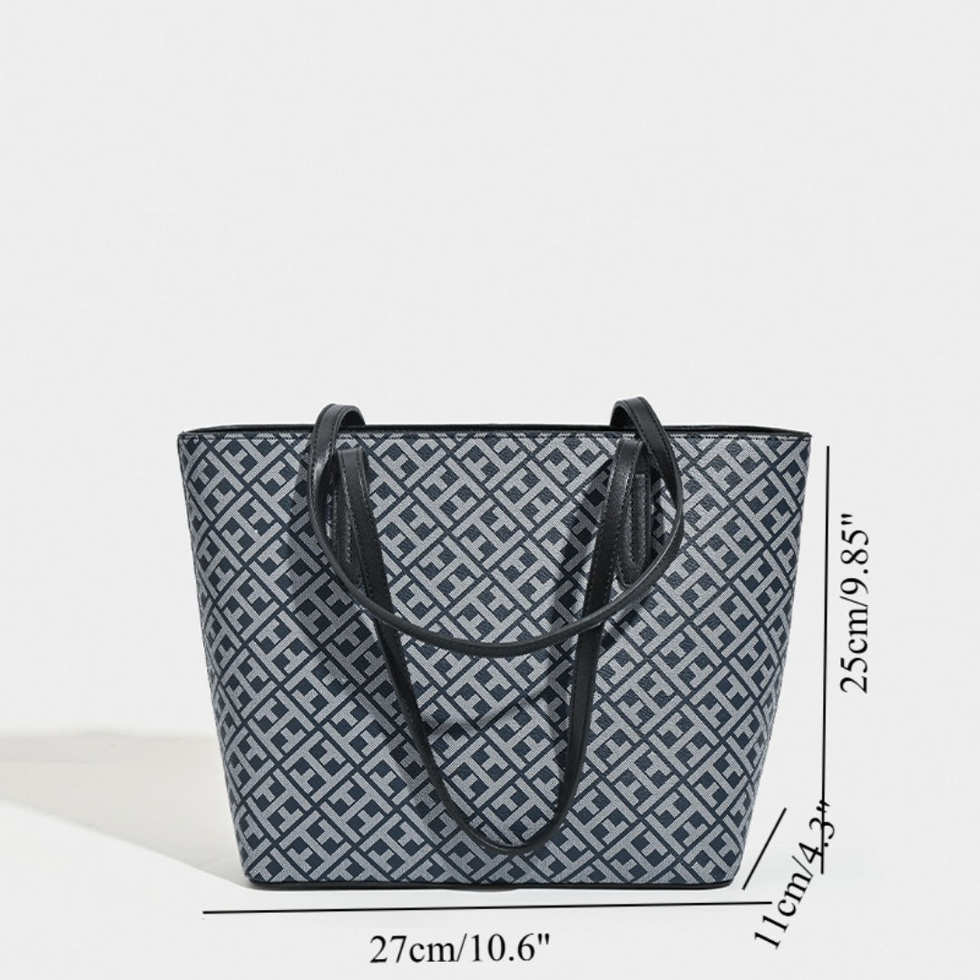 Bolso de compras extragrande de lujo ligero, bolso tote portátil y versátil para mujer, bolso de hombro 