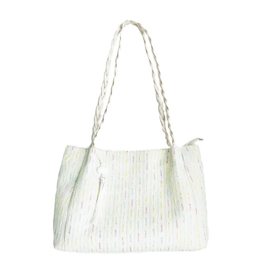 Bolso tote de gran capacidad para mujer: el bolso de hombro perfecto para estudiantes, quienes viajan diariamente y para uso diario. 