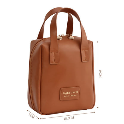 Neceser tote de gran capacidad, neceser de viaje portátil, bolsa de maquillaje de viaje, organizadores de neceseres de maquillaje, bolsas de maquillaje, pequeño 