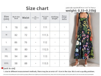 Women's Spring Elegant Sleeveless Printed Sexy Casual Dress