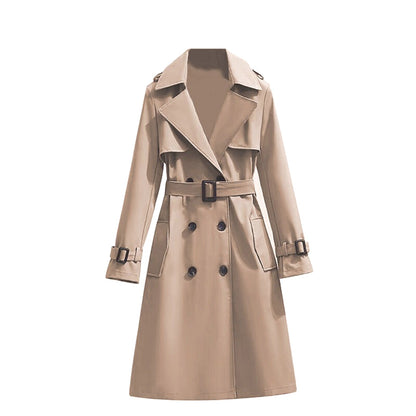 Women's Coat Double-Breasted Trench
