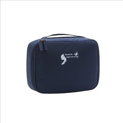 Lightweight makeup bags,Waterproof multi-functional portable toilet bag, anti-wrinkle large-capacity square cosmetic bag, makeup bag with compartments,