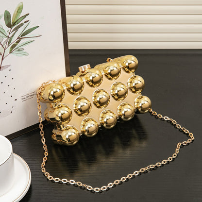 Bolso acrílico, bolso bandolera de lunares para fiesta, bolso de fiesta, bolso de mano para graduación, bolso de boda, bolso de noche, bolso para cena. 