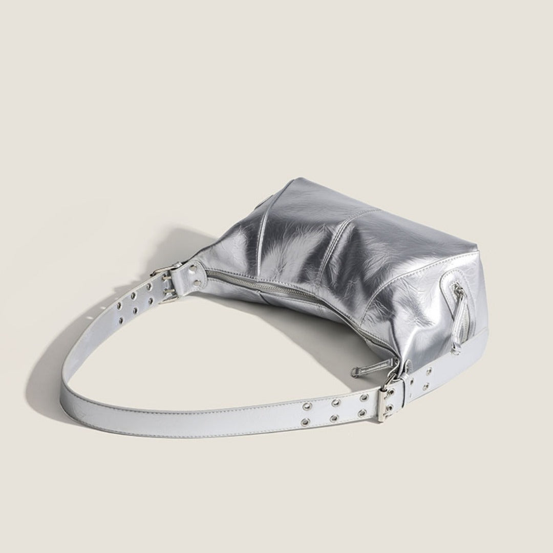 Bolsos hobo pequeños para mujer. Bolso de hombro estilo retro de estilo londinense, bolso versátil. 