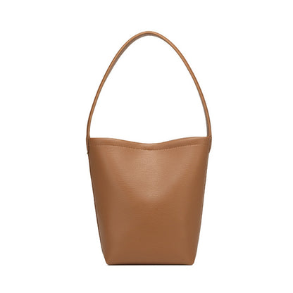 Bolso de mano versátil de diseño, bolso hobo, bolso tipo cubo texturizado para mujer 