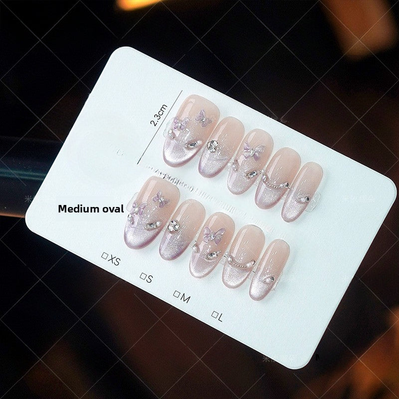 0961- Handmade press on nails fake nails removable