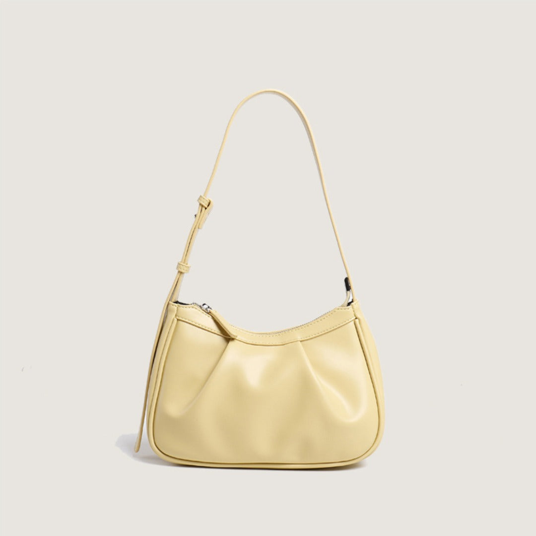 Bolso de mujer plisado, bolso de hombro pequeño tipo hobo para mujer 