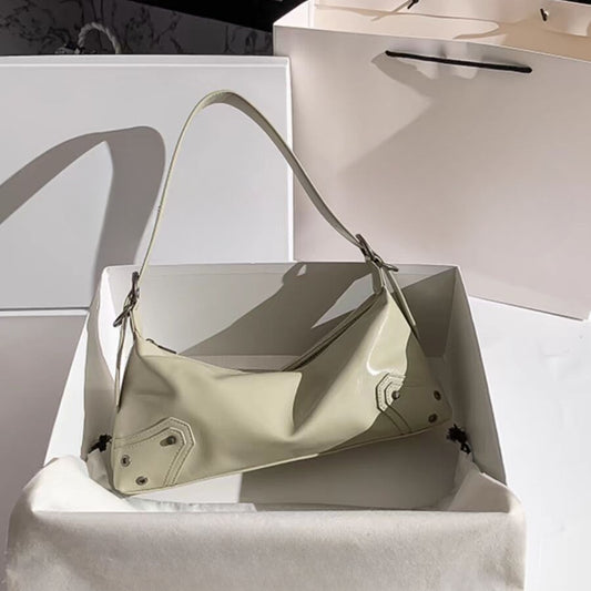 Bolso pequeño de hombro, bolso de hombro de diseño femenino para primavera, bolso hobo elegante