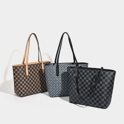 Bolso de compras extragrande de lujo ligero, bolso tote portátil y versátil para mujer, bolso de hombro 