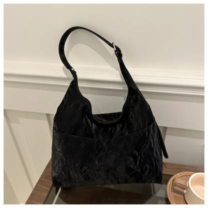 Bolso hobo suave de gran capacidad, bolso de hombro de verano para mujer, bolso de mano informal para ir al trabajo, bolso tote para el día a día 