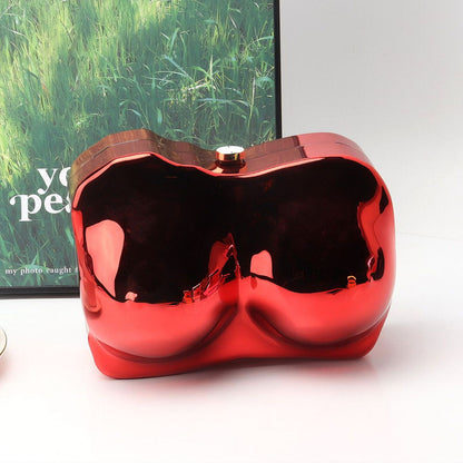 Elegante bolso de mano de acrílico de forma irregular – Bolso de mano de noche con estilo, perfecto para fiestas, graduaciones y bodas.