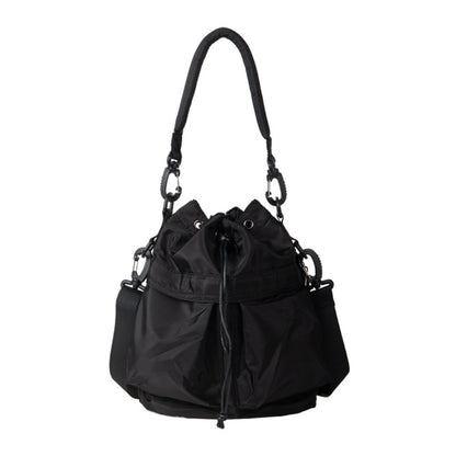 Oxford cloth pleated shoulder bag, bag women's leisure commuter hobo bag, large capacity Crossbody bag, bucket bag