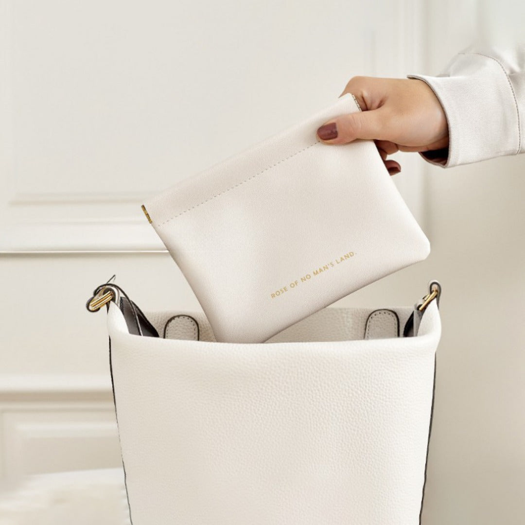 Automatic closing data cable, earphone portable storage bag, lipstick key, cosmetics portable small bag,