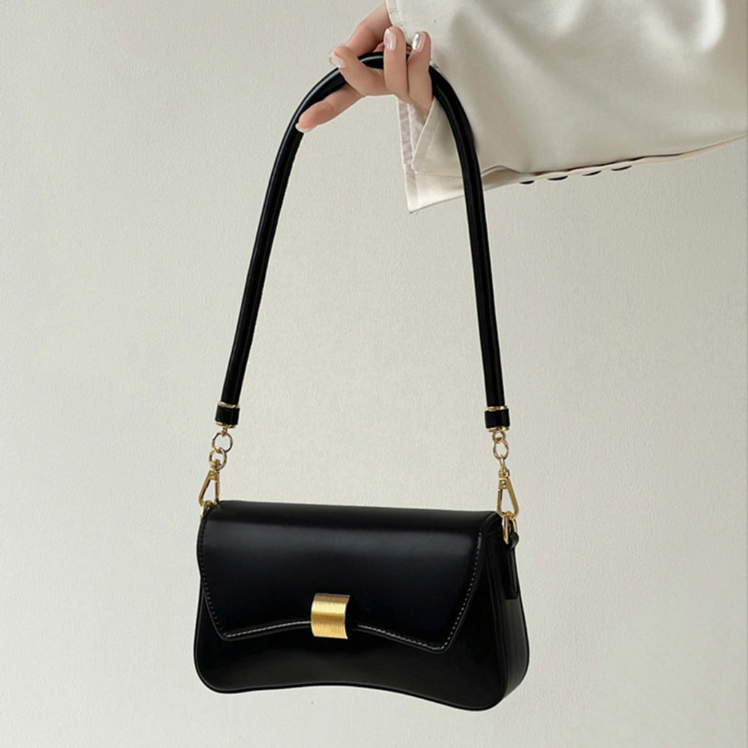 Elegant Small Crossbody Bag Female White – Simple Fashion Shoulder Bag with Modern Square Design