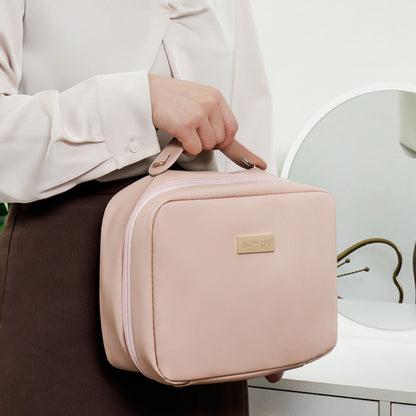 Makeup Bag Organizers, PU Square Portable Cosmetic Bag, Cosmetic Storage Bag, Portable Travel Large-capacity Wash Bag, Makeup Bag with Compartments,