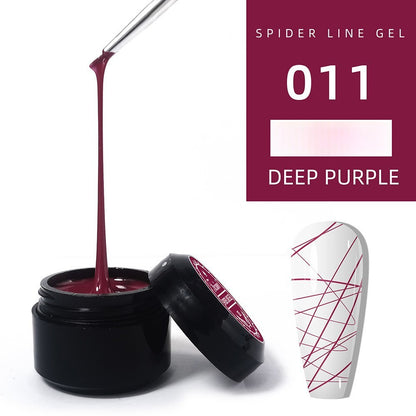 1060 Adhesivo elástico para uñas con pincel, pegamento para esmalte de uñas, fototerapia, pegamento tipo araña para uñas, pegamento pintado de metal, pegamento para tirar de alambre, pegamento de seda, uñas postizas